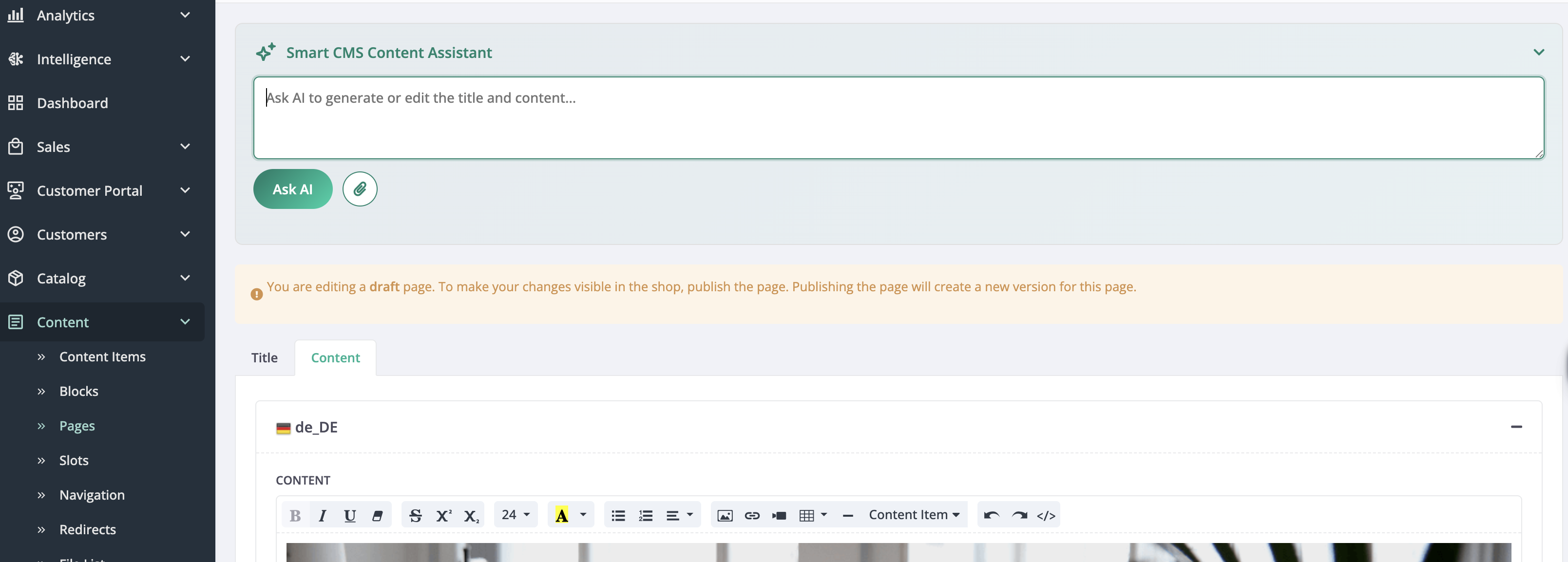 Smart CMS Content Assistant