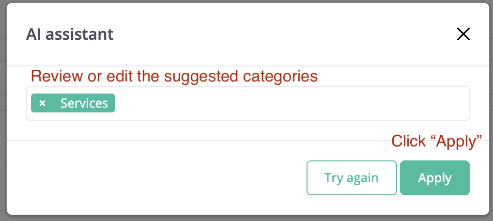 Smart PIM category suggestion