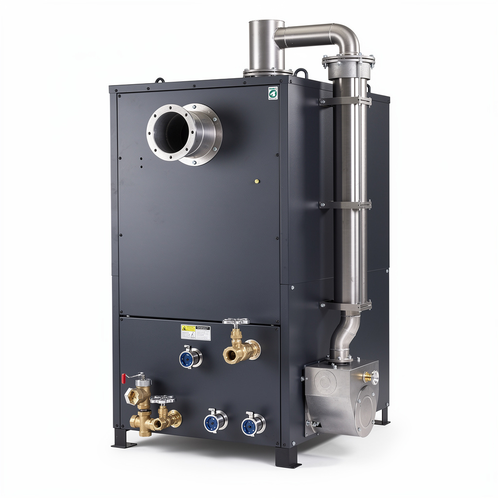 Biomass Pellet Hot Water Boiler 200kW side view