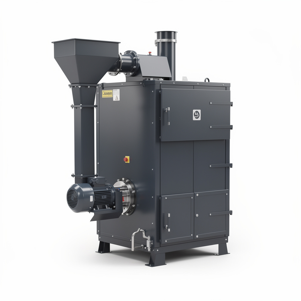Biomass Pellet Hot Water Boiler 200kW detail view