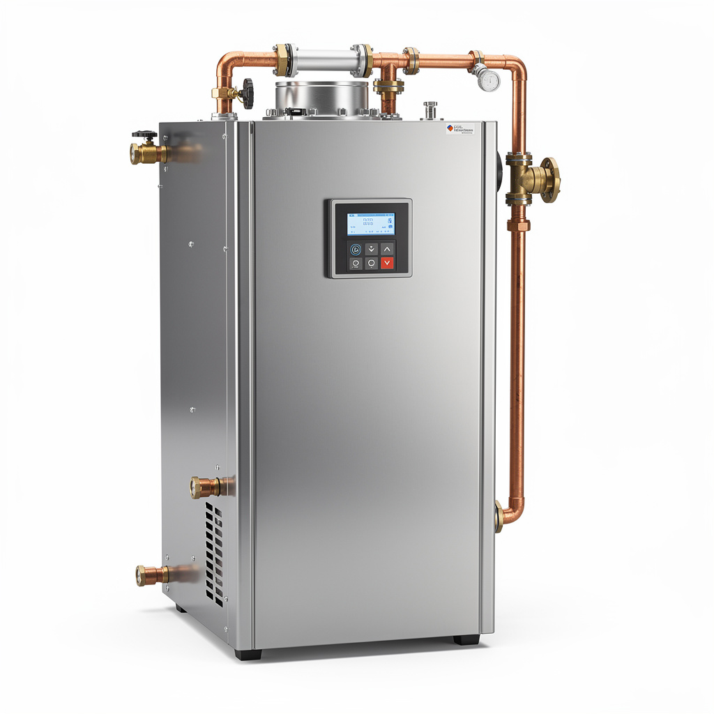 Condensing Vertical Hot Water Boiler front view