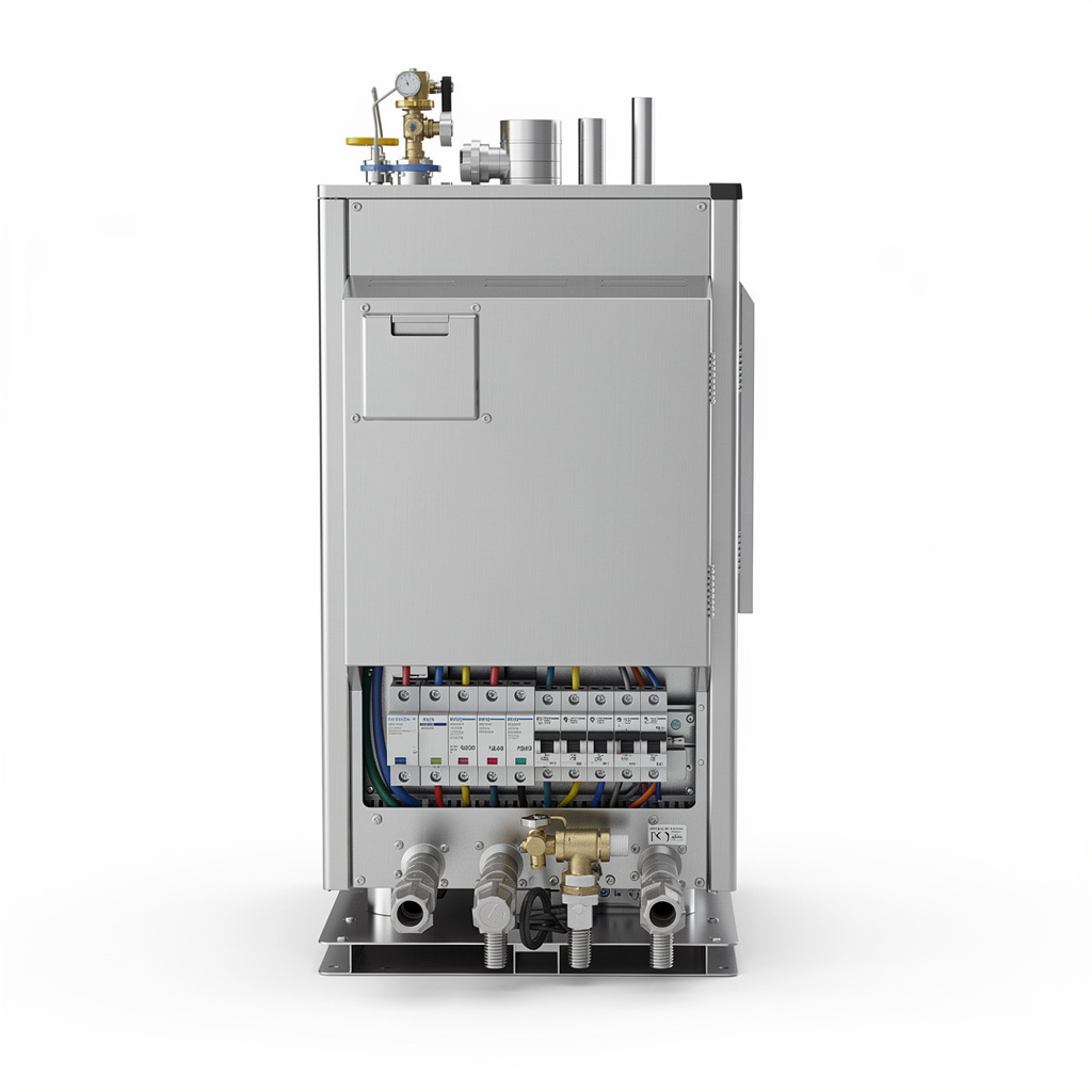 Electric Immersion Hot Water Boiler side view