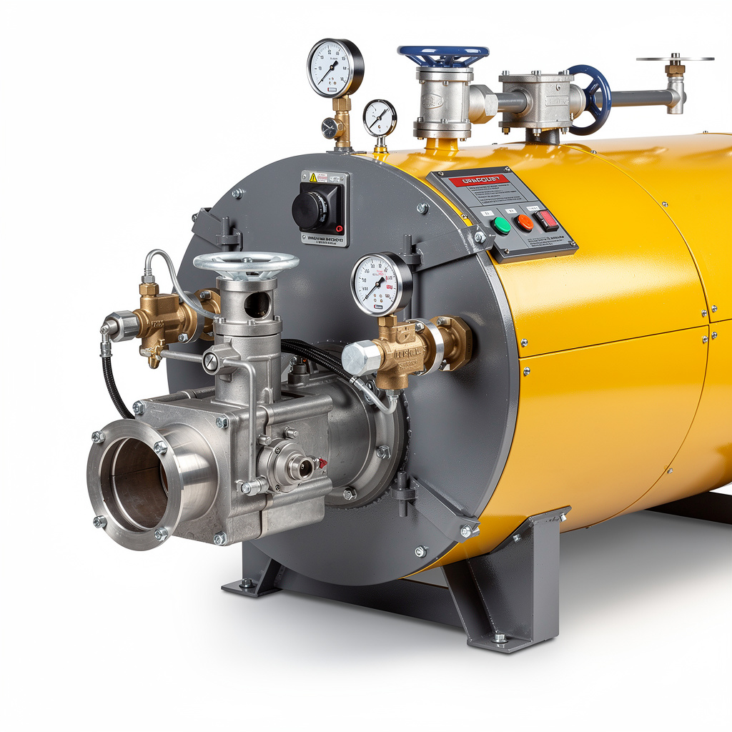 Oil-Fired Horizontal Hot Water Boiler rear view