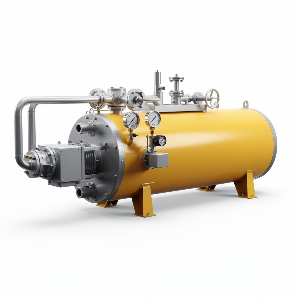 Oil-Fired Horizontal Hot Water Boiler detail view
