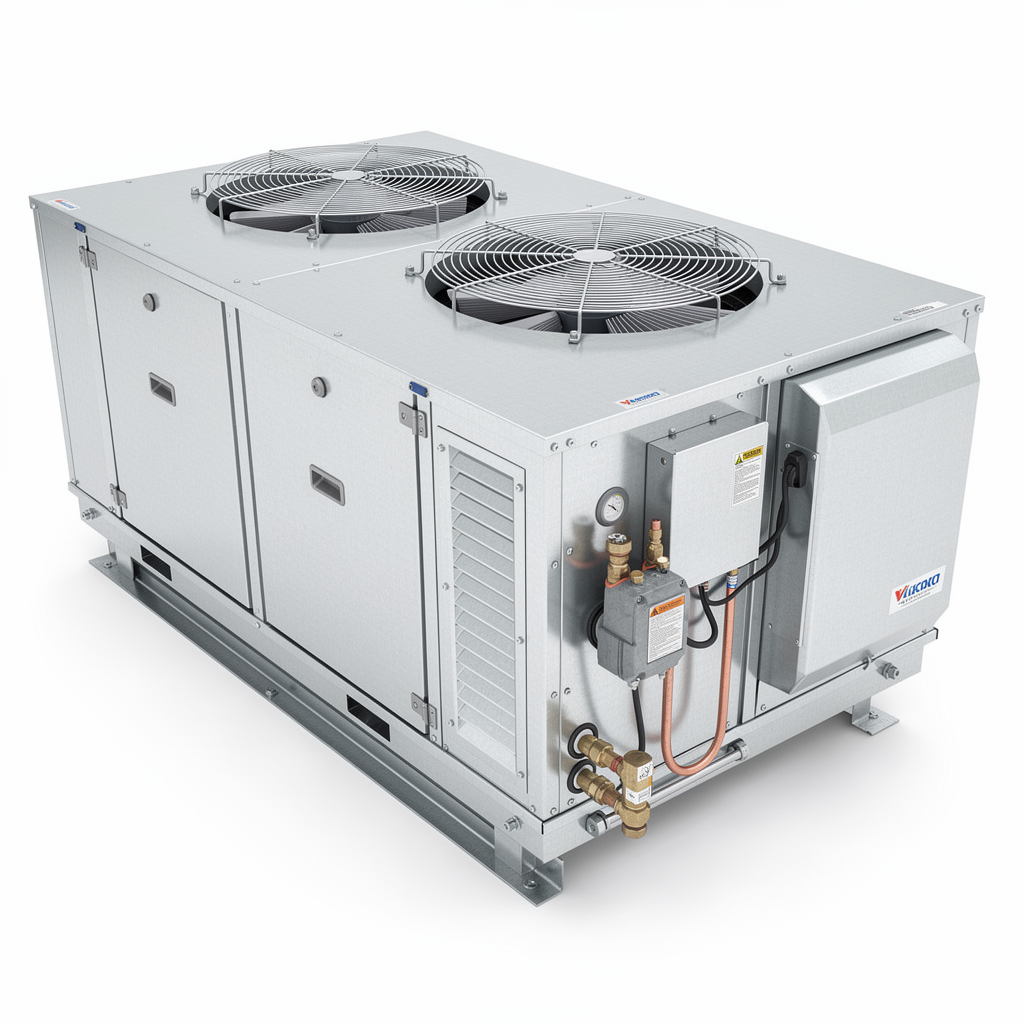 Industrial Packaged Rooftop AC Unit front view