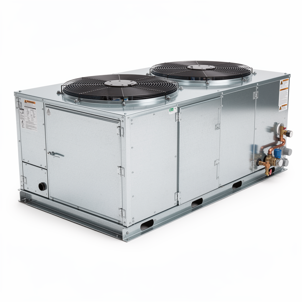 Industrial Packaged Rooftop AC Unit side view
